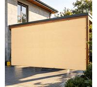 Filet d'ombrage 180 x 200 cm Vent et Perméable à l'eau Filet Anti Chaleur Extérieur Plusieurs Tailles pour Couverture Végétale Serre Jardin Pergola Patio Lawn Pet House, Couleur Crème