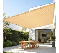 Filet d'ombrage 2.2 x 2.8 m Anti UV Filet Anti Chaleur Extérieur Résistant pour Couverture Végétale Serre Jardin Pergola Patio Lawn Pet House, Couleur Crème