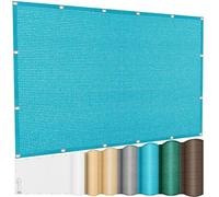 Filet d'ombrage 2.2 x 3.3 m Protection Contre Le Vent, Respirant, Protection Solaire, Anti UV, Anti-Déchirure Voile Ombrage avec Cordes pour Jardin Plantes Serre Grange, Bleu Ciel