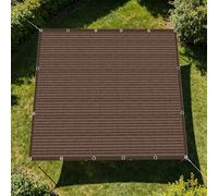 Filet d'ombrage 2.5 x 3.3 m Protection Solaire Filet Solaire Résistant Résistant pour Potager, Serre, Balcon, Terrasse, Pergola, Patio, Brun