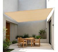 Filet d'ombrage 2.5 x 3.3 m Respirant Filet d'ombrage Extérieur pour Serre avec Œillets pour La Couverture Végétale Serre Pergola Jardin Abri D'Auto Pet House Lawn Patio, Jaune Sable