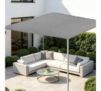 Filet d'ombrage 245 x 300 cm Anti UV Voile d'ombrage de Jardin Résistant pour Serre Jardin Couverture Potager Terrasse, Gris Clair