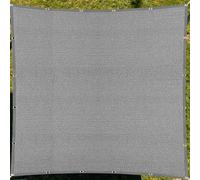 Filet d'ombrage 308 x 324 cm Protection Solaire Voile d'ombrage Rectangulaire Résistant pour La Couverture Végétale Serre Pergola Jardin Abri D'Auto Pet House Lawn Patio, Gris Clair