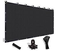 Filet D'Ombrage 3X3M Hdpe 160G/M², Toile Protection Solaire 90% Uv Avec Œillets Inoxydables, Voile D'Ombrage Renforcé Coupe-Vent Pou