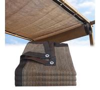 Filet D'ombrage 5x12m,Anti-UV 80%,Voile Protection Solaire avec Œillets