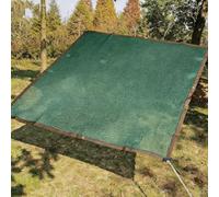 Filet d'ombrage 60 % - Filet d'ombrage - Vert - Avec œillets - Pour pergola, jardin, cour, toit - 3 x 3 m
