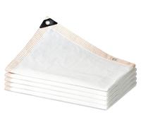 Filet d'ombrage 70% protection UV pour jardin et terrasse, Blanc 3x8m
