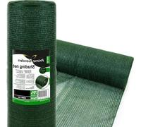 Filet d'ombrage 70 % stabilisé aux UV, 15 m², 70 % vert, filet brise-vue, pour le jardin et le balcon