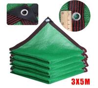Filet dombrage 90 cran solaire vert crypt 3X5M - Marque - Modle - Couleur principale vert multicolore VOILE D\'OMBRAGE