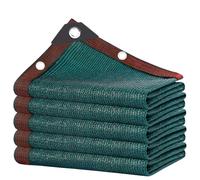 Filet D'Ombrage 96% avec Œillets, Tissu D'ombrage Vert HDPE Toile Ombrage Exterieur Respirant,pour Pergola, Terrasse, Serre, Poulailler, Jardin, Potager | Toile Ombrage Exterieur Respirant ,pour Pergola, Terrasse, Serre, Poulailler, Jardin, Potager(5x7m/16.4x23.0ft)