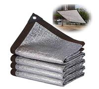 Filet d'ombrage Aluminet Bâche, 99% Voiles d'Ombrage pour Patio, Auvents Anti UV, Tissu d'ombrage pour Extérieur Serre Terrasse Jardin Argenté 1x2m 2x2m 3x4m 3x5m 4x6m 6x8m ( Size : 1mx3m(3.3ftx9.8ft)