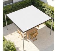 Filet d'ombrage Aluminium 270 x 350 cm Protection Solaire Voile Ombrage Exterieur Argent Facile à Suspendre pour Jardin, Patio, Pelouse, Abri de Voiture, Argent