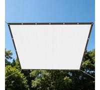 Filet d'ombrage Aluminium 270 x 740 cm Protection UV Filet d'ombrage de Jardin Facile à Suspendre pour Jardin, Terrasse, Serre, Animaux Domestiques, Voiture, Extérieur, Argent