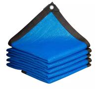 Filet D'ombrage Bache pour Pergola 3×4m Filet Anti Chaleur Extérieur Bleu avec œillets Taux d'ombrage de 85%, pour Serre Jardin Couverture Potager Terrasse
