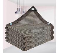Filet d'ombrage Beige 3x3 Voile d'ombrage Rectangulaire ExtéRieur Voile d Ombrage 2x3 Rectangulaire RéSistant Aux 90% UV d'ombrage Extérieure pour Pergola Terrasse Jardin,brown-3x5m