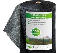 Filet d'ombrage de 10 m x 3 m - Protection solaire avec un effet d'ombrage de 60 % pour les plantes, les clôtures de jardin et les balcons - Utilisable pour assombrir les serres - Stabilisé contre les