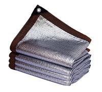 Filet D'ombrage en Aluminium Réfléchissant 99%, Tissu D'ombre Résistant Aux UV, Voile D'ombrage Coupe-Vent, pour Abri de Voiture/Fleurs/Plantes/Serre 1x2m 2x2m 2x3m 3x4m 4x6m 6x8m ( Size : 4mx5m(13.1f