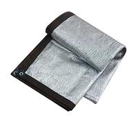 Filet d'Ombrage en Aluminium, Toile Ombrage Rectangulaire, avec Oeillets Tissu D'ombrage, Réfléchissant Anti UV 99%, Filet Protection Solaire pour Voiture/Chien/Serre/Jardin/Pergola ( Size : 3mx8m(9.8