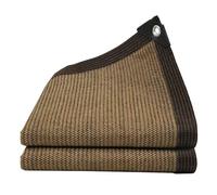 Filet d'ombrage en Polyester avec Œillets 8x10m, Filet d'ombrage Protection Solaire Renforce Épaissir, Filet d'ombrage Rectangle Résistant aux Intempéries, pour Plantes, Voitures, Cour