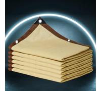 Filet d'ombrage Extérieur 1mX2m Voile ombrage Toile d'ombrage Ajourée 3x4 Beige avec œillets pour Tissu pour Pergola Filet Dombrage,beige-3x4m