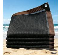 Filet d'ombrage Extérieur 3.2 x 4.3 m Bloquer Les Rayons UV avec Œillets, Résistant Aux UV et Au Vent Toile d'ombrage Jardin pour Patio Serre Jardin Pergola Pet House, Noir