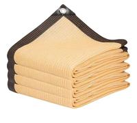 Filet d'ombrage extérieur perforé, Protection UV à 95%ti-Déchirure | Filet d'ombrage beige, adapté aux jardins, cours, serres, piscines et autres lieux similaires，Anti-UV.