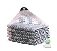 Filet D'ombrage Filet Pare-Soleil réfléchissant en Aluminium, taux d'ombrage de 55% à 99, for Plantes succulentes, abri Solaire Anti-UV for Voiture(55 Shading Rate,4x4.0m)
