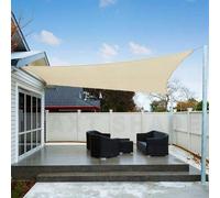 Filet d'ombrage imperméable 2,5 x 3 m - Résistance aux UV de 95 % - Gris-bleu