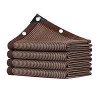 Filet d'ombrage marron résistant aux UV, bâche en maille résistante aux déchirures pour serre, terrasse, plante, fleur, poulet