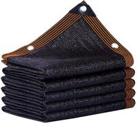 Filet d'ombrage noir - Protection UV à 70 % - 3 x 3 m - Pour l'extérieur et l'intérieur