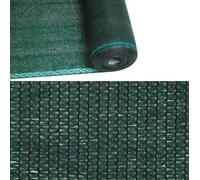 Filet d'ombrage/ombre 90 %, pare-soleil/brise vue pour jardin Vert foncé 1 m (hauteur) x 15 m (longueur)