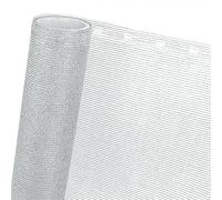 Filet d'ombrage pour clôtures et toitures en tissu blanc couvrant à 90 % largeur : 2 m. Longueur : 100 m