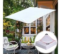 Filet D'ombrage Pour Patio,Voile D'ombrage,Toile D'ombrage Pour Jardin Serre,Filet Protection Solaire 1m 2m 3m 4m 5m 6m 7m 9m,Bâche D'ombrage en Maille Blanc,Avec Œillets,White-3x4m(9.8*13.1ft)