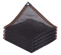 Filet D'ombrage pour Serre,40% Noir Voile Ombrage Ajourée Tissu D'ombrage Pare-Soleil Tissu avec Oeillets,pour La Couverture (3x4m)