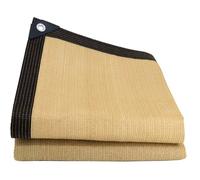 Filet d'ombrage - PZCC - 2×3 m - Jaune - PEHD anti-UV - Rectangulaire