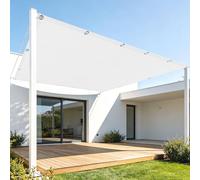Filet d'ombrage Rectangulaire 1.2 x 1.5 m Protection Solaire Toile d'ombrage Jardin Exterieur avec Œillets Plusieurs Tailles pour Serre Jardin Couverture Potager Terrasse, Blanc