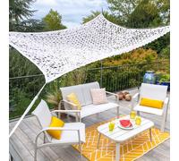 Filet d'ombrage rectangulaire 4 x 3 m Jardiline - Blanc