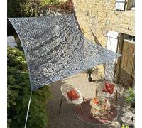 Filet d'ombrage rectangulaire 4 x 3 m Jardiline - Gris