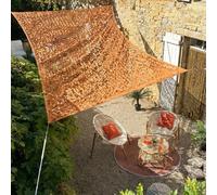 Filet d'ombrage rectangulaire 4 x 3 m Jardiline - Sable