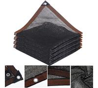 Filet D'ombrage Rectangulaire 5x10m Noir,60~65% Tissu D'ombre UV Protection,pour Jardin Terrasse Extérieur Patio Piscine Serres