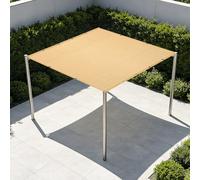 Filet d'ombrage Rectangulaire 60 x 400 cm Vent et Perméable à l'eau Filet de Protection Solaire pour Le Camping Résistant pour Jardin, Terrasse, Balcon, Camping, Pergola, Couleur Crème