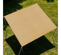 Filet d'ombrage Rectangulaire 9 x 9 m Anti UV Renforce Épaissir Voile Ombrage avec Œillets pour Potager, Serre, Balcon, Terrasse, Pergola, Patio, Jaune Sable