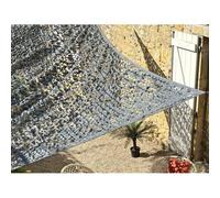 Filet d'ombrage triangulaire polyester oxford, 3,4 m, army gris - jardiline