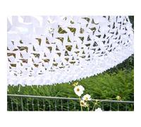 Filet d'ombrage triangulaire polyester oxford, 3,4 m, blanc - jardiline