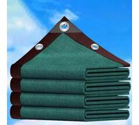 Filet D'ombrage Vert Foncé avec Œillets, 90% de Protection, Toile D Ombrage Résistant Aux UV et Au Vent, Réutilisable, pour Pergola, Terrasse, Jardin, Piscine(5x7m/16.4x23.0ft)