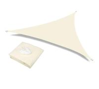 Filet D'ombrage Voile d'ombrage Beige rectangulaire, carré, Triangulaire, auvent, Bloc de Tissu, bâche Patio extérieur