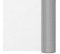 Filet en acier inoxydable 201 - 112 x 1000 cm - Argenté | Grille anti-insectes, clôture, cage à oiseaux, cage à lapin, poulailler, couverture d'ampoule, bricolage
