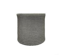 Filet en acier inoxydable flexible pour sceller les trous, les fissures et les aérations contre les rongeurs et nuisibles Argenté 127 mm x 15 m de long (127 mm x 30 m)