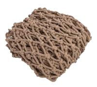 Filet en Corde de Chanvre pour la Sécurité et la Décoration Échelle de Corde pour Enfants et Animaux, Filet de Sécurité pour Escaliers, Balcons et Balustr(Size:1.5mx5m(4.9x16.4ft),Color:Mesh diamant)