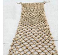 Filet en Corde de Chanvre pour la Sécurité et la Décoration Échelle de Corde pour Enfants et Animaux, Filet de Sécurité pour Escaliers, Balcons et Balustr(Size:1mx9m(3.2x29.5ft),Color:Mesh diamant)